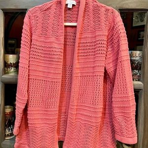 PLUS Peachy 🍑 Cotton Cardigan